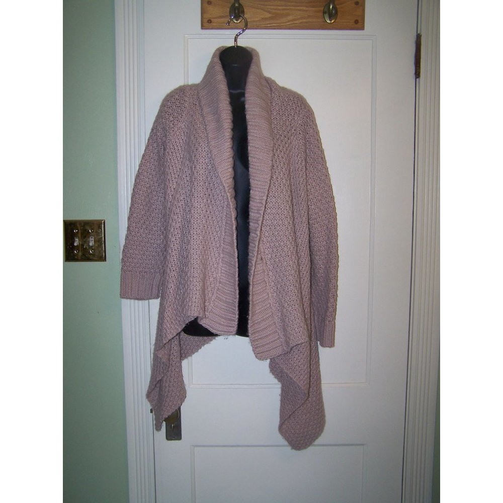 Shade chunky Sweater Wrap Pink Medium Tunic